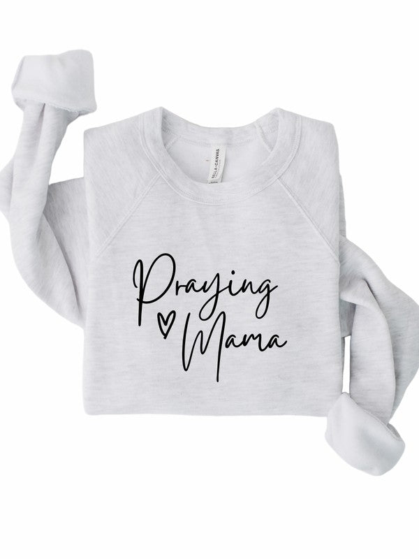 Praying Mama Premium Crewneck Sweatshirt
